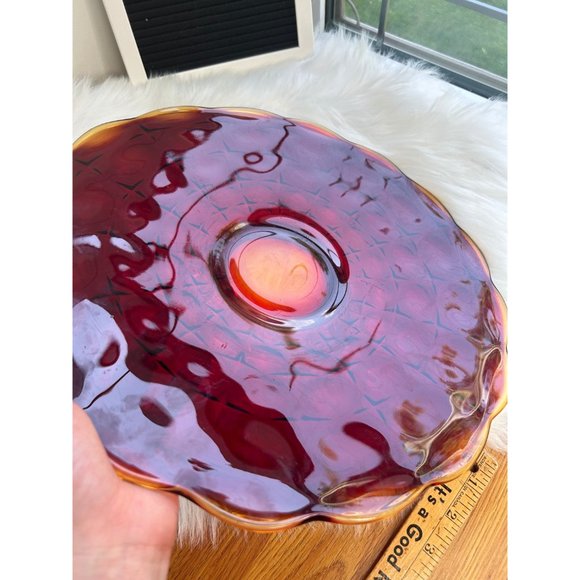 Indiana constellation amberina cake dessert serving platter tray stand - Picture 7 of 7